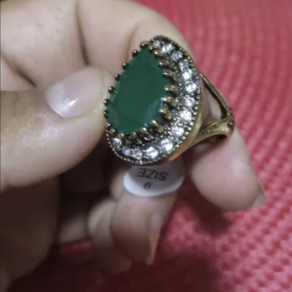 Turkish Vintage Looking Exaggerated Ring for Women, Hürrem Sultan Ring, Ottoman, - Picture 5 of 6